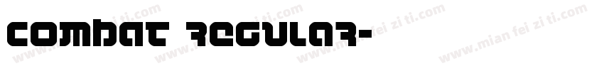 COMBAT Regular字体转换